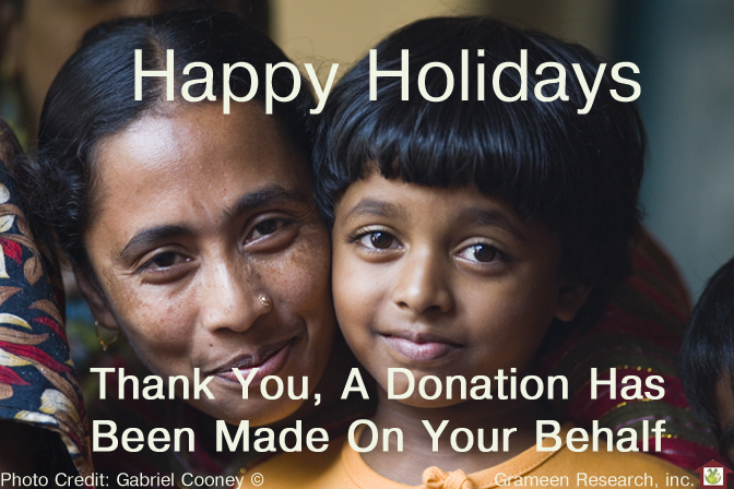 Happy Holidays from Grameen Research